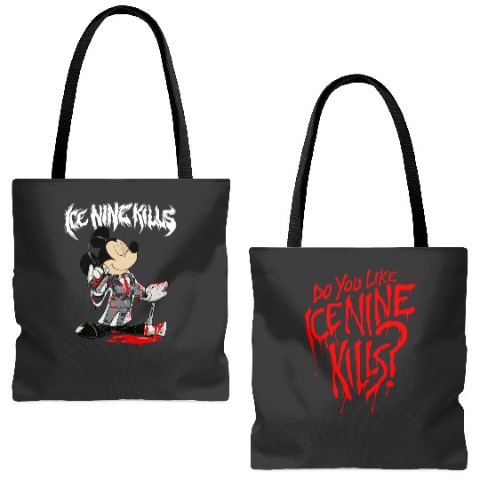 Mickey Ice Nine Tote Bags (AOP), Halloween Ice Nine Disney Tote Bags (AOP)