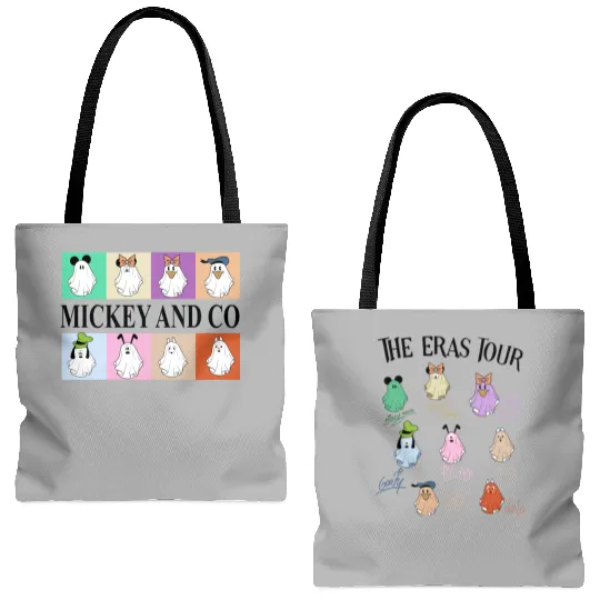 Disney Eras Tour Ghost Tote Bags (AOP), Disney Halloween Tote Bags (AOP), Mickey Boo Eras Tote Bags (AOP), Mickey And Friends Eras Tour Tote Bags (AOP), Mickey & Co Tote Bags (AOP)