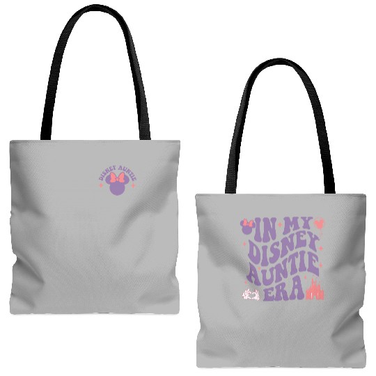 Custom In My Auntie Era Tote Bags (AOP), Disney Auntie Tote Bags (AOP), Disney Aunt Tote Bags (AOP)