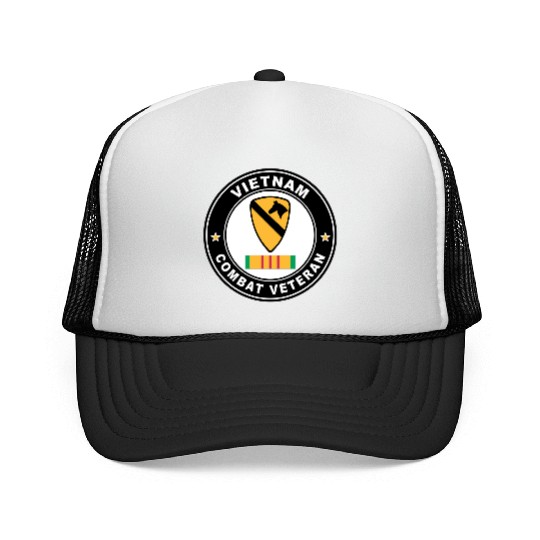 1st Cavalry Division Vietnam Combat Veteran Trucker Caps