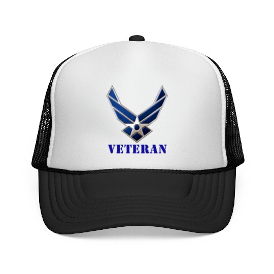 US Air Force Veteran Trucker Caps