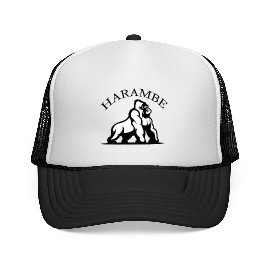 RIP Harambe Trucker Caps