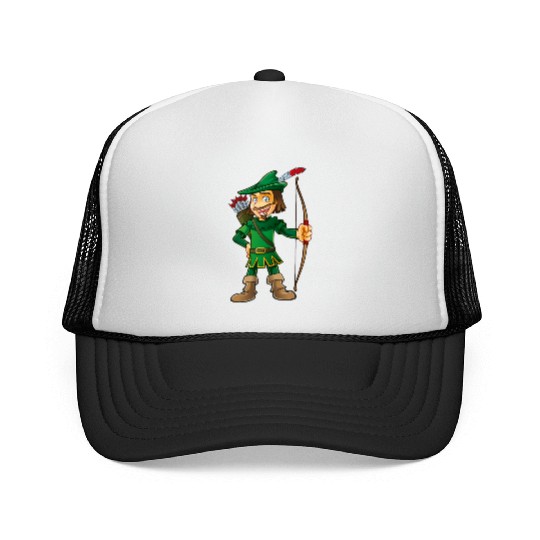 Robin Hood-arrows-bow-tale Trucker Caps