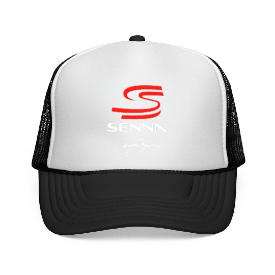 ayrton senna logo Trucker Caps