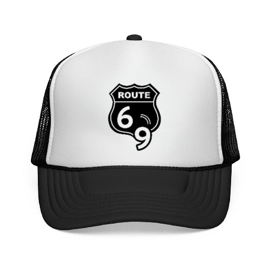 Route 66 Hell Highway 69 Trucker Caps