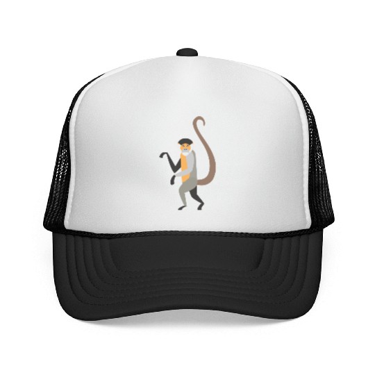 Squirrel monkey Trucker Caps