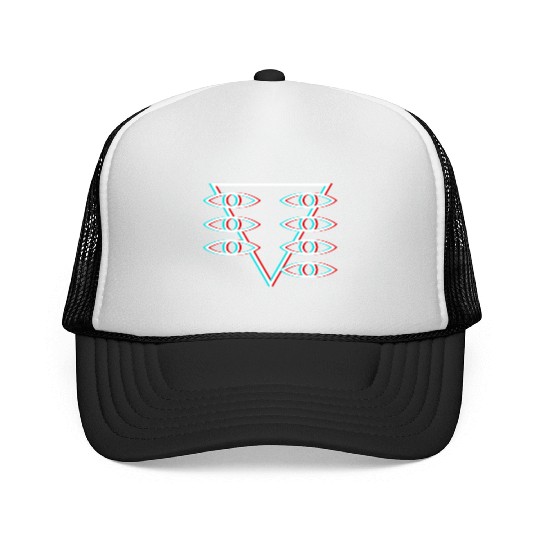 Evangelion Lilith eyesEvangelion Lilith eyes 3d Trucker Caps