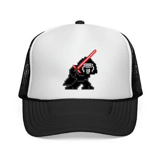8-bit Kylo Ren Trucker Caps