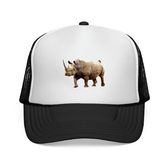 rhinoceros hippo nashorn1 Trucker Caps