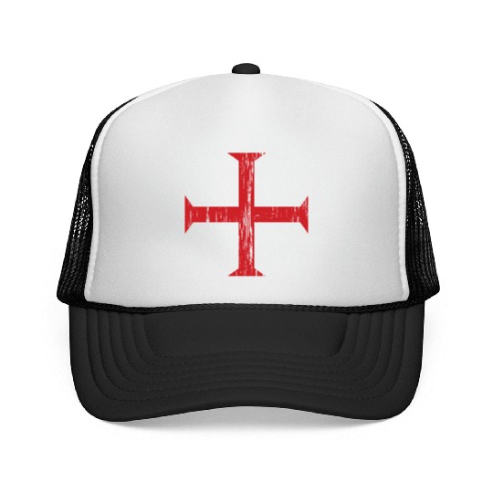Knights Templar Crusader Cross Trucker Caps