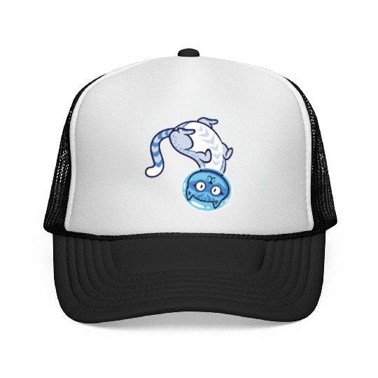 Space cat Trucker Caps