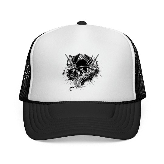 War skull Trucker Caps
