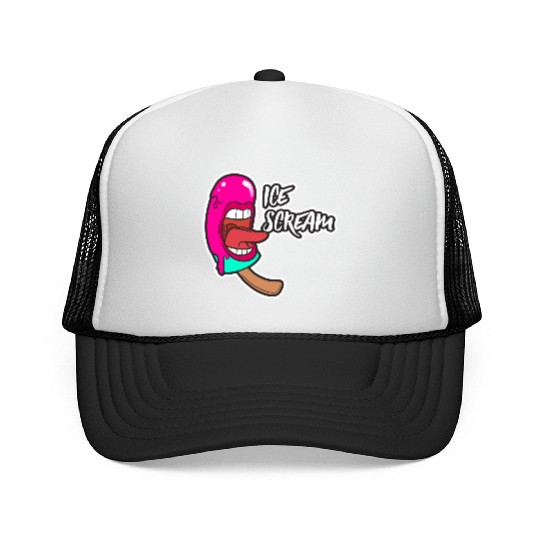 ice scream Trucker Caps