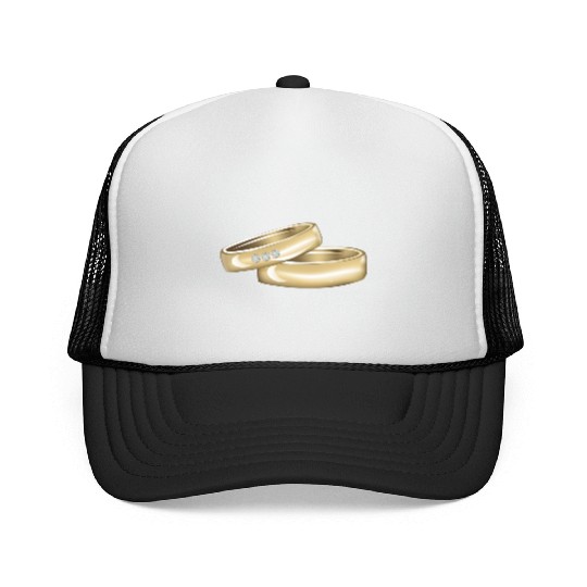 Wedding rings 03 Trucker Caps