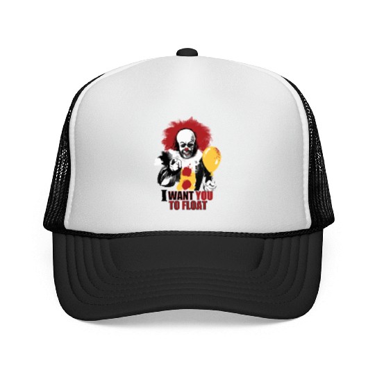 Creepy Pennywise LIGHT Version Art Character Trucker Caps