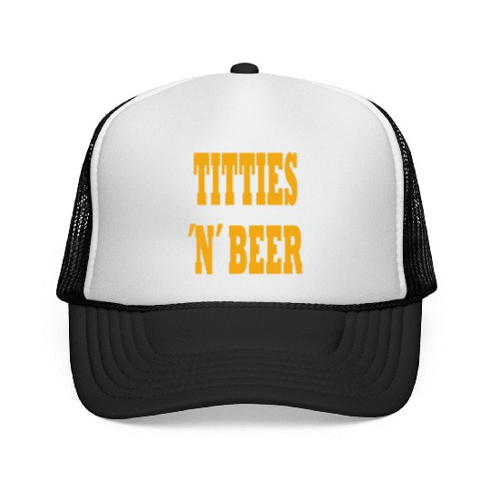 TITTIES N BEER Trucker Caps