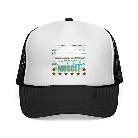 'Merica Muscle Car Trucker Caps