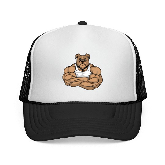 Dog Canine Pet Bulldog Pitbull Doberman Pug Gift I Trucker Caps
