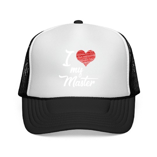 I love my Master BDSM Submissive Sub Slave gift Trucker Caps