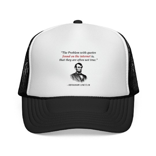 Funny Abraham Lincoln History Teacher Trucker Caps Source