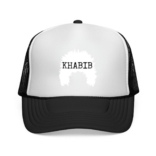 khabib normagomedov sheep hat white text Trucker Caps