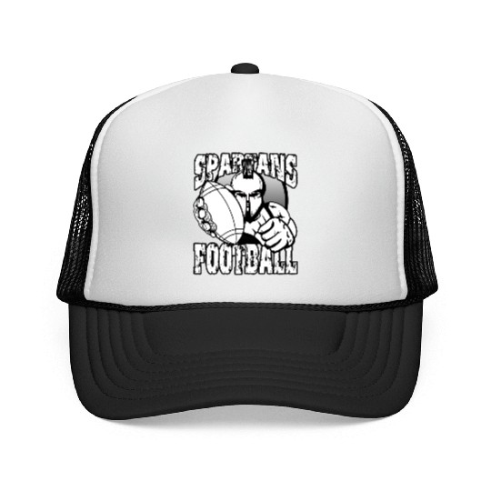 Spartans Football Homecoming Sports School Pride Trucker Caps