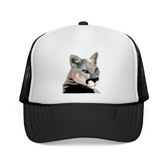 Cougar,Puma,Mountain Lion Trucker Caps