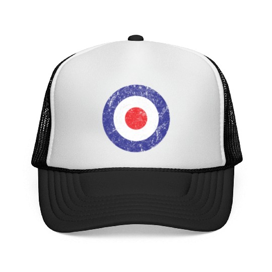 Royal Air Force World War II Spitfire Logo Retro Trucker Caps