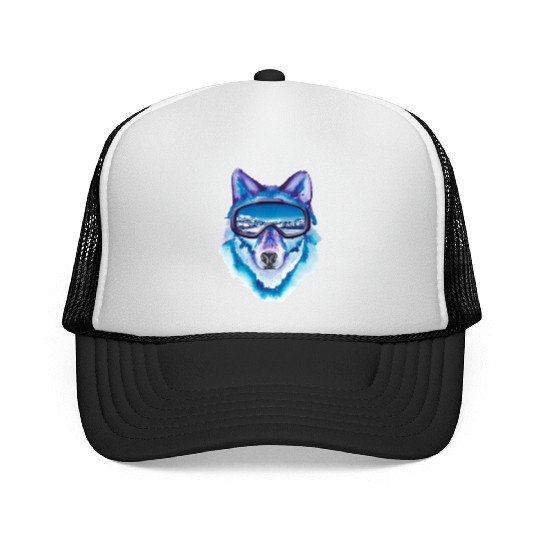 Ski Husky Trucker Caps