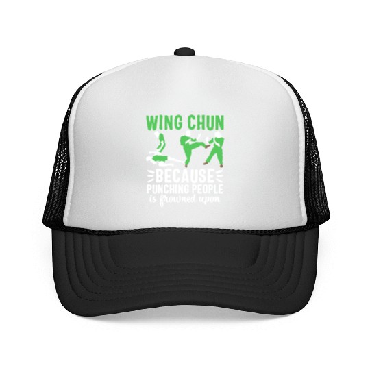 Wing chun Trucker Caps Kung Fu Martial Arts usa sport