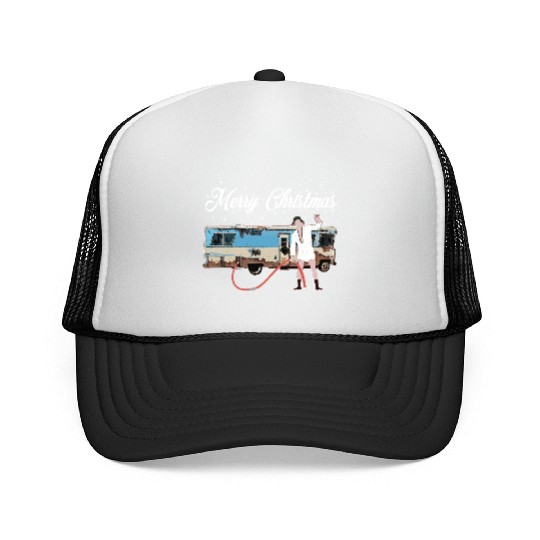 Cousin Eddie, Shitter was full Trucker Caps