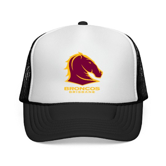 BRISBANE BRONCOS NRL TEAM LOGO PET TANK CAT OR DOG Trucker Caps