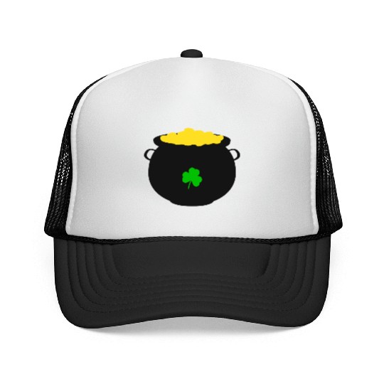 Pot of Gold St Patricks Day Trucker Caps