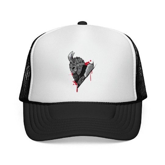 Viking Warrior | Raven Odin Valhalla Valknut Loki Trucker Caps