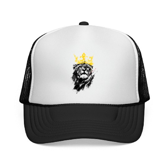 Crown Lion King Trucker Caps