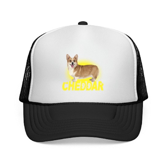 Cheddar Corgi Dog Brooklyn Nine Nine B99 Trucker Caps