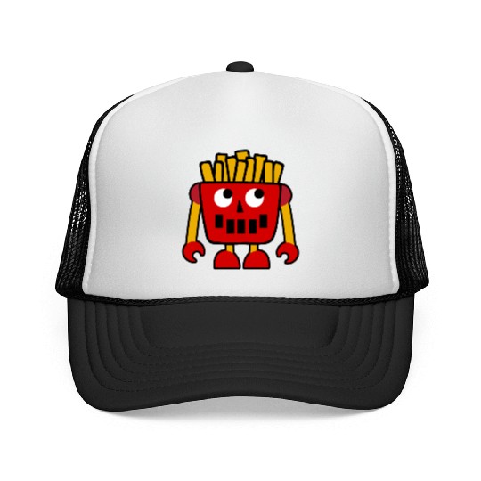 Burger Pizza French Fries Donut Robot Trucker Caps