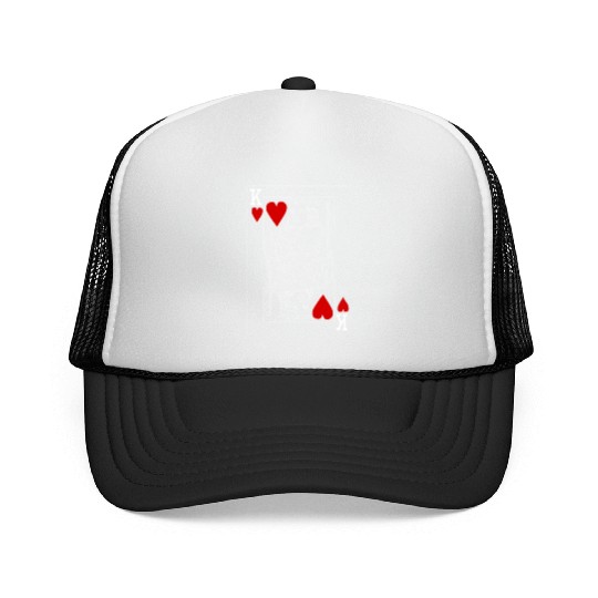 KING OF HEARTS PLAYING CARD Trucker Caps