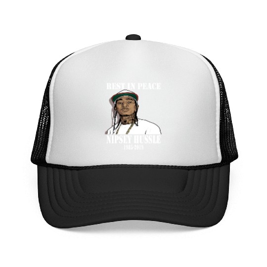 Nipsey Hussle Rest in Peace Trucker Caps
