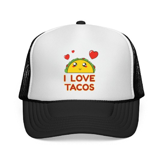 I Love Tacos Trucker Caps