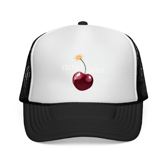 Cherry bomb big Trucker Caps
