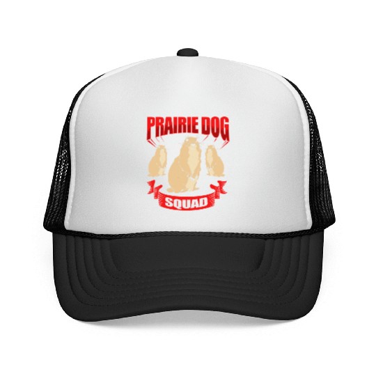 Prairie Dog Groundhog Squirrel Xerini Rodent Trucker Caps