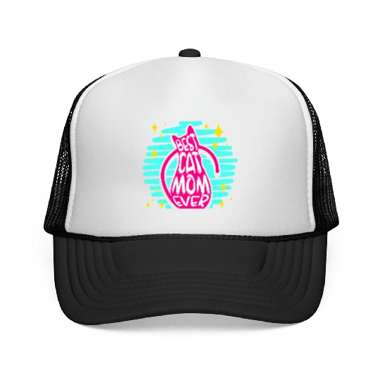 Cat Mom Trucker Caps