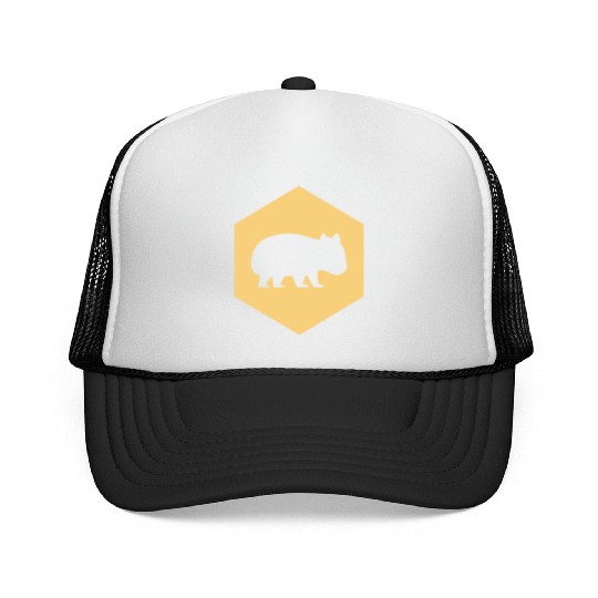 Wombat Australia Animal Welfare Wilderness Gift Trucker Caps