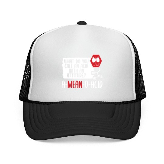 A Mean O Acid, Science Fiction Laboratory Science Trucker Caps