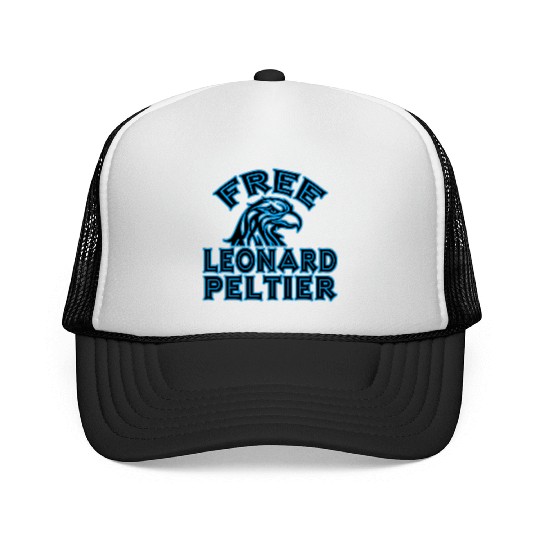 FREE LEONARD PELTIER eagle natives YStone Trucker Caps