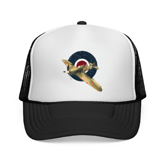 Hawker Hurricane RAF WW2 Fighter Plane Trucker Caps