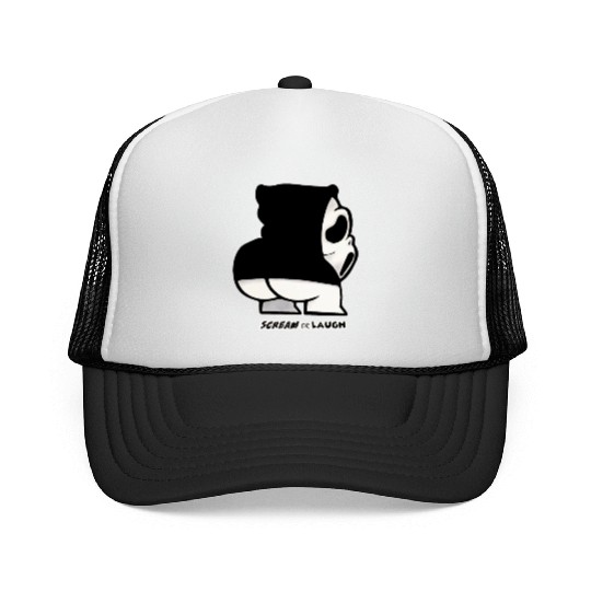 Ghost creature scream or laugh Trucker Caps