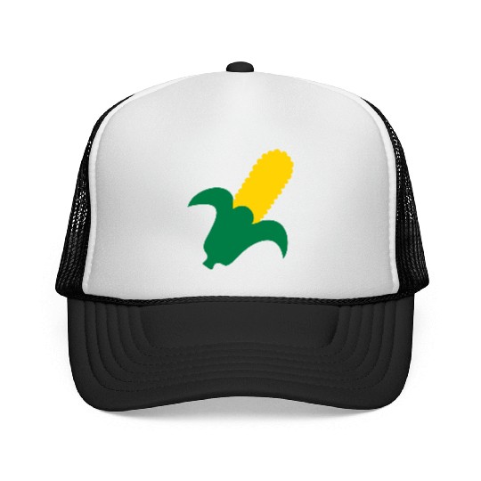 corn corncob farmer farming vegetable food gift Trucker Caps