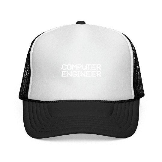 Computer Engineer Funny Computer Science Gift Trucker Caps